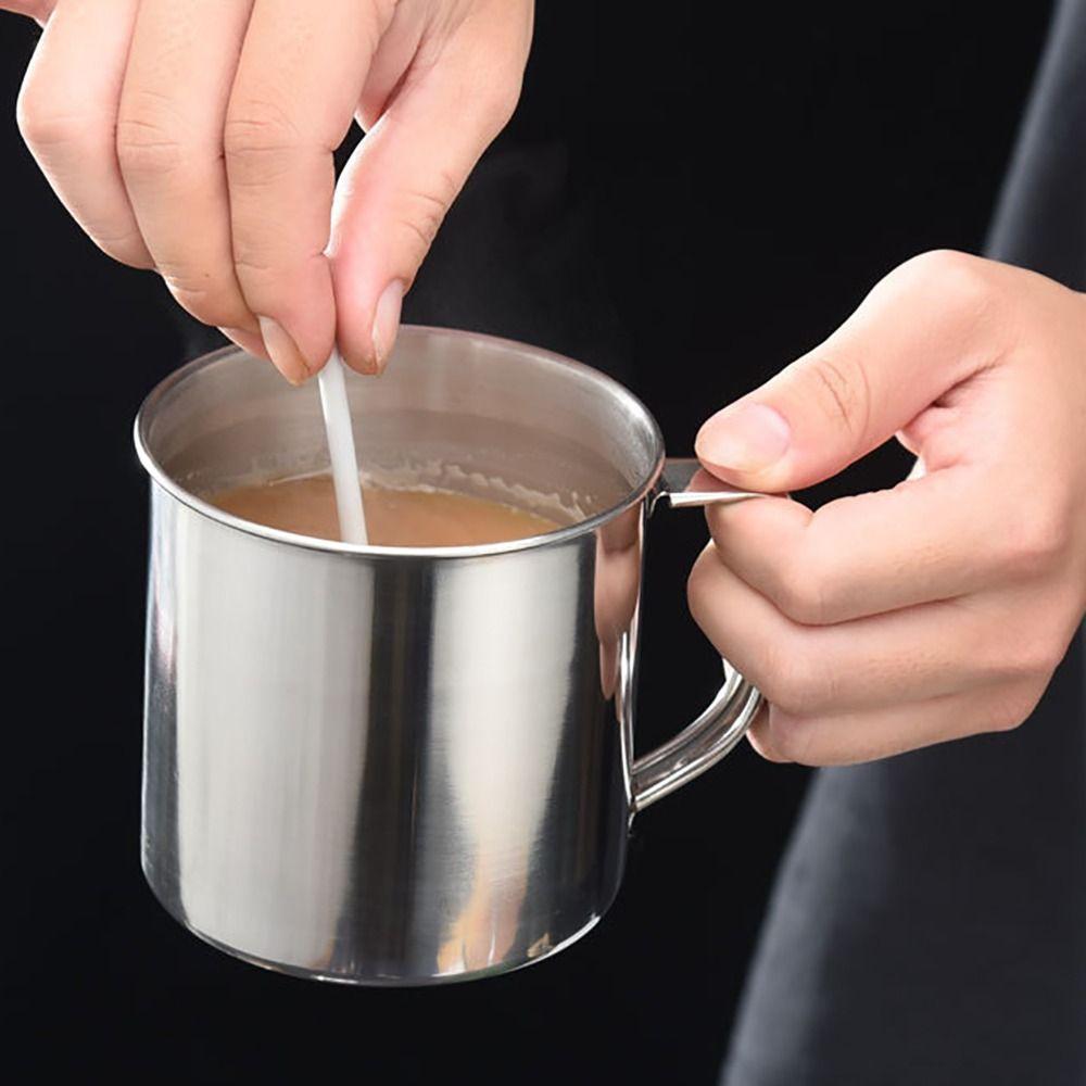 New 350-1250ml Mug 304 Stainless Steel With Lid Tea Cup Handle Design Water Cup Travel