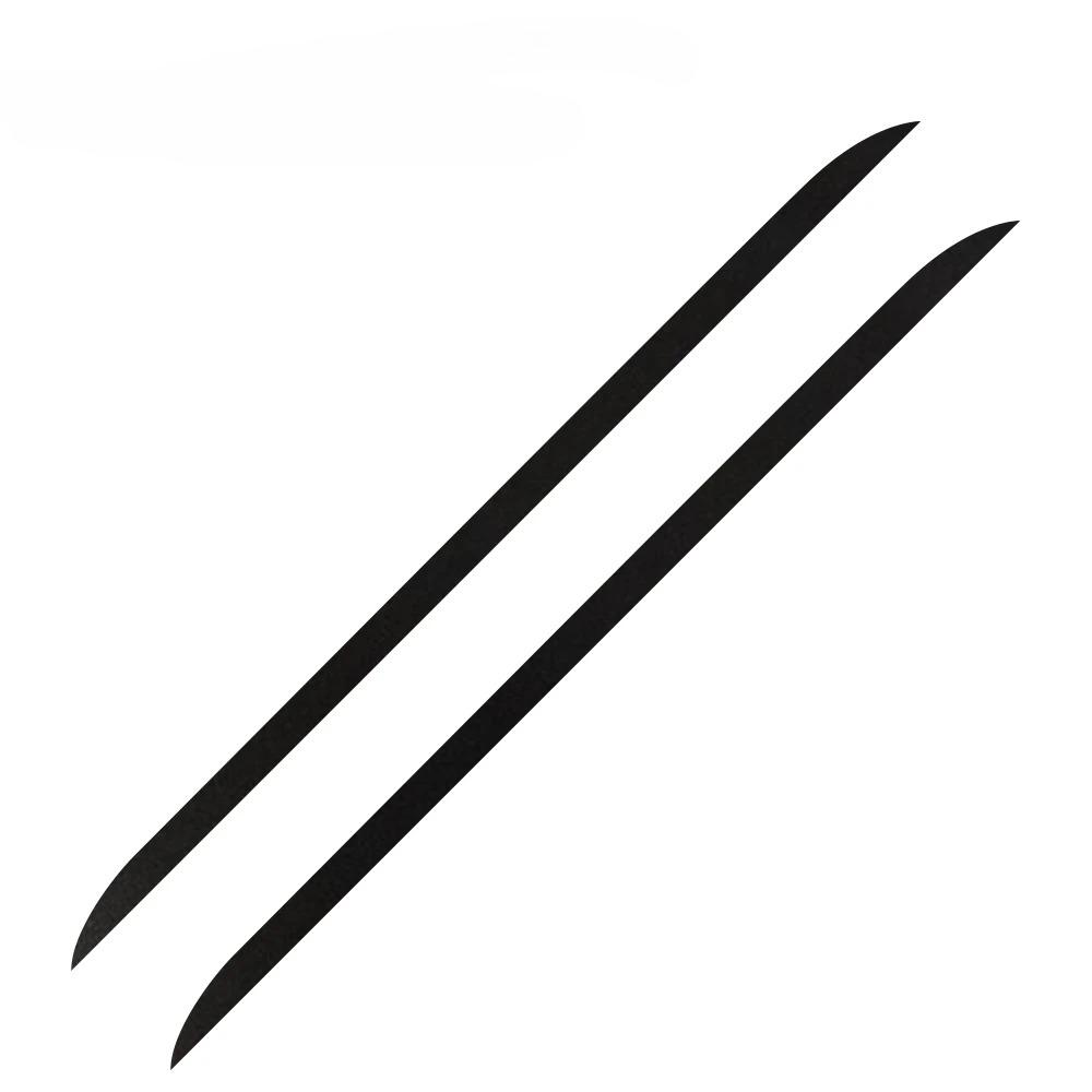 

2PCS Car Side Door Skirt Stripes Stickers For Kia Picanto GT DIY Styling Tuning Accessories Auto Vinyl Film Decals black