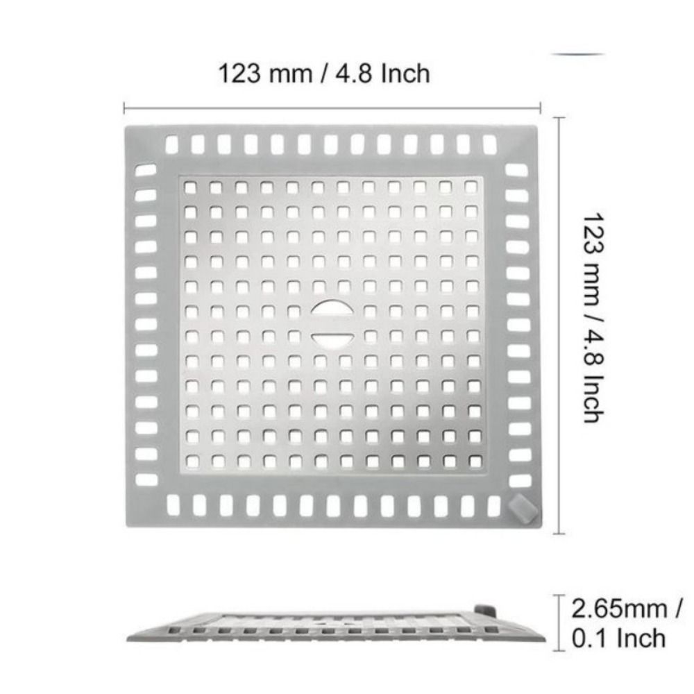 

Круглый фильтр для кухонной мойки, изоляция, антиблокировочная крышка для слива душа, квадратный уловитель волос, сливной фильтр для ванной комнаты из нержавеющей стали