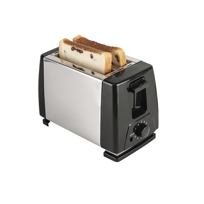 

Тостер из нержавеющей стали с быстрым нагревом, 2 отделения, 6 режимов, автоматическое восстановление, принадлежности для выпечки в духовке для завтрака CHINA&US чёрный