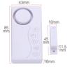 2-Pack Magnetic Door & Window Alarm: Anti-Theft & Open Door Reminder
