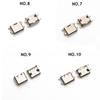 100Pcs 100Pcs Type C USB Charging Dock Connector Mix 6Pin 16Pin Use for Phone Digital Product Repair Accessories