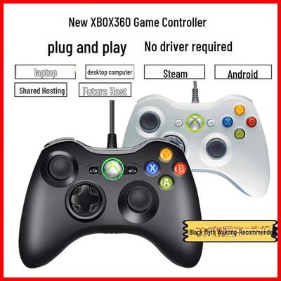 Kabelgebundener Multifunktions-Xbox 360-Controller – PC, Steam-kompatibel, 5-in-1, Treiberfrei, Vibration.