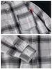 Men's Plaid Long Sleeve Shirt: Spring/Autumn Student Loose-Fit Button-Down Jacket - Hong Kong & Korean Style Trend