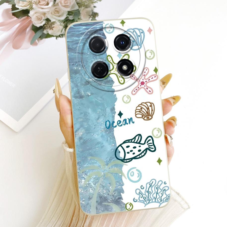 Case For Huawei Nova 12i 13i Shockproof Cover Lovely Cartoon Cat Soft Silicone Funda For Huawei Nova12i Enjoy 70 Pro Phone Shell