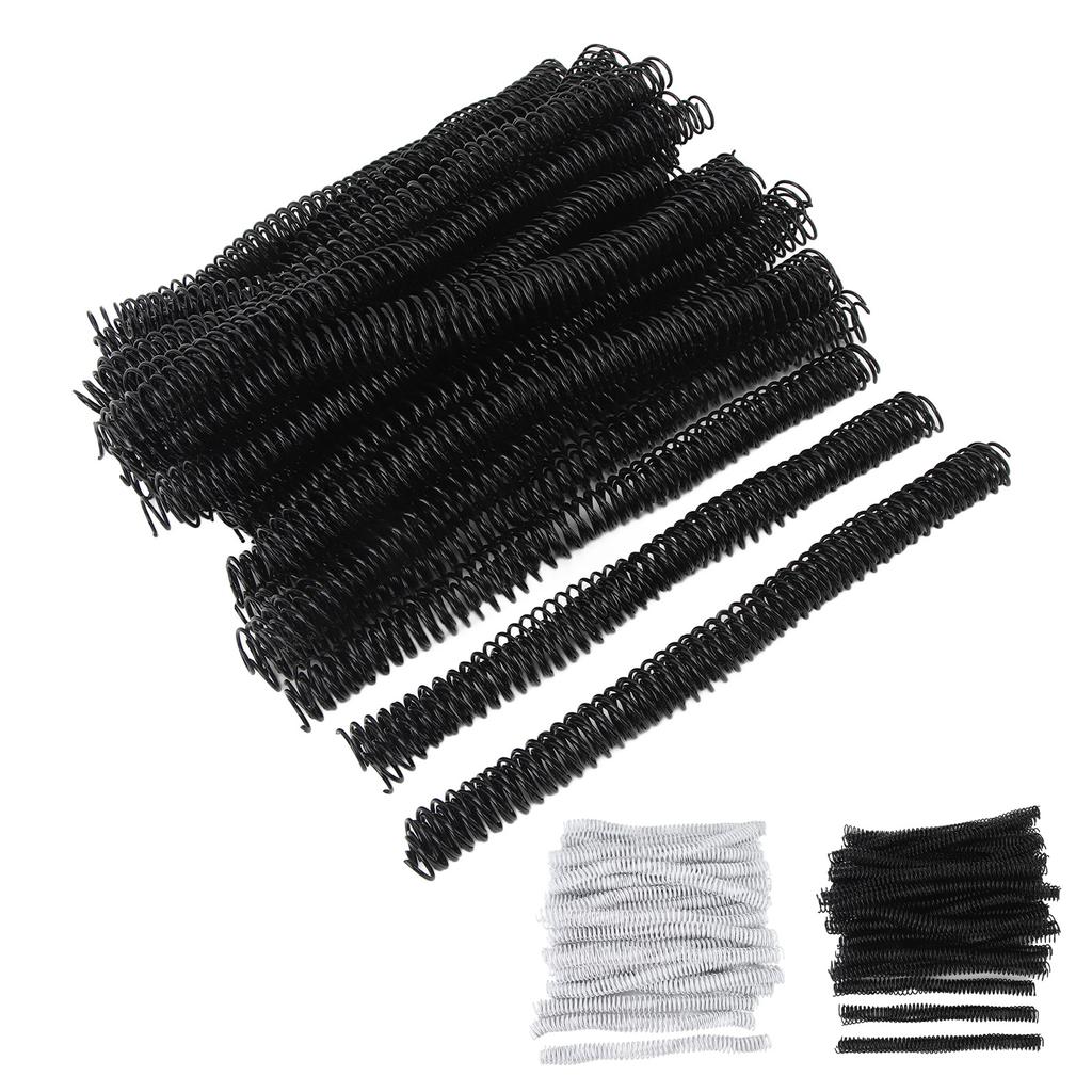 100PCS Spiral Binding Coils 16mm Diameter 48 Teeth 4:1 Binder Combs Spines for Paper