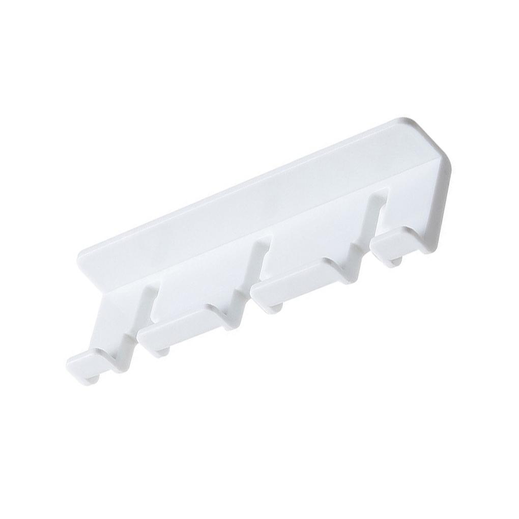 

Настенный держатель для подвешивания крючков без перфорации, многофункциональный держатель для кабеля, вешалка для двери, для дома, ванной комнаты, гостиной белый