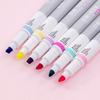 6Pcs Highlighter Pen Erasable Double-Ended Fluorescent Marker Pen Quick-Dry Non-Smudge Ink Pen for Notes And Study Revision Eye Protection