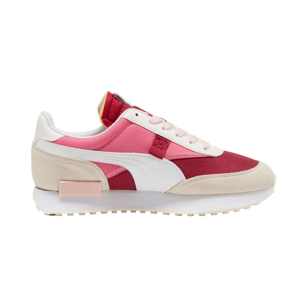 Puma Future Rider Modische Vielseitige Hautfreundliche Niedrige Laufschuhe Damen Sneaker Dunkelrot 393473-38