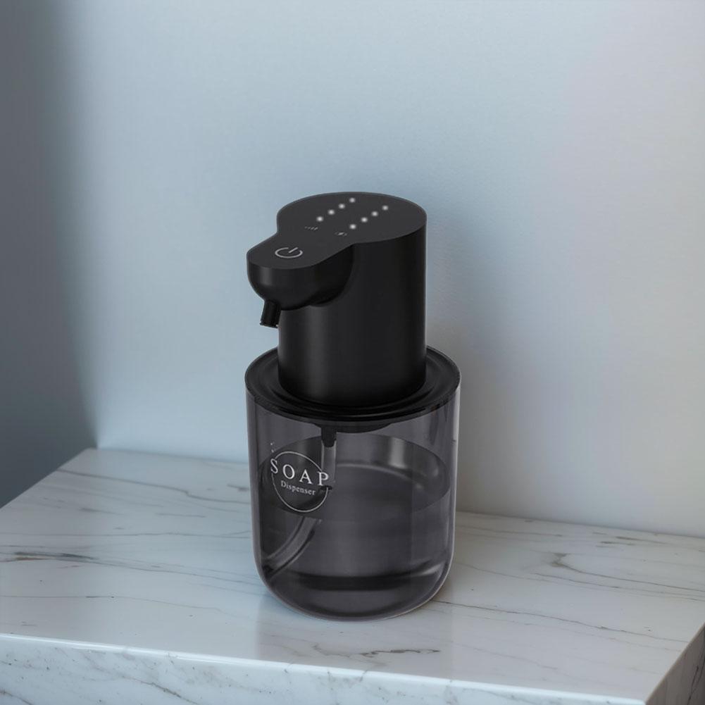 400ml Automatic Foam/Gel Soap Dispenser Rechargeable Infrared Sensor Electric Sanitizer Dispenser 4 Gears Foaming Soap Dispenser