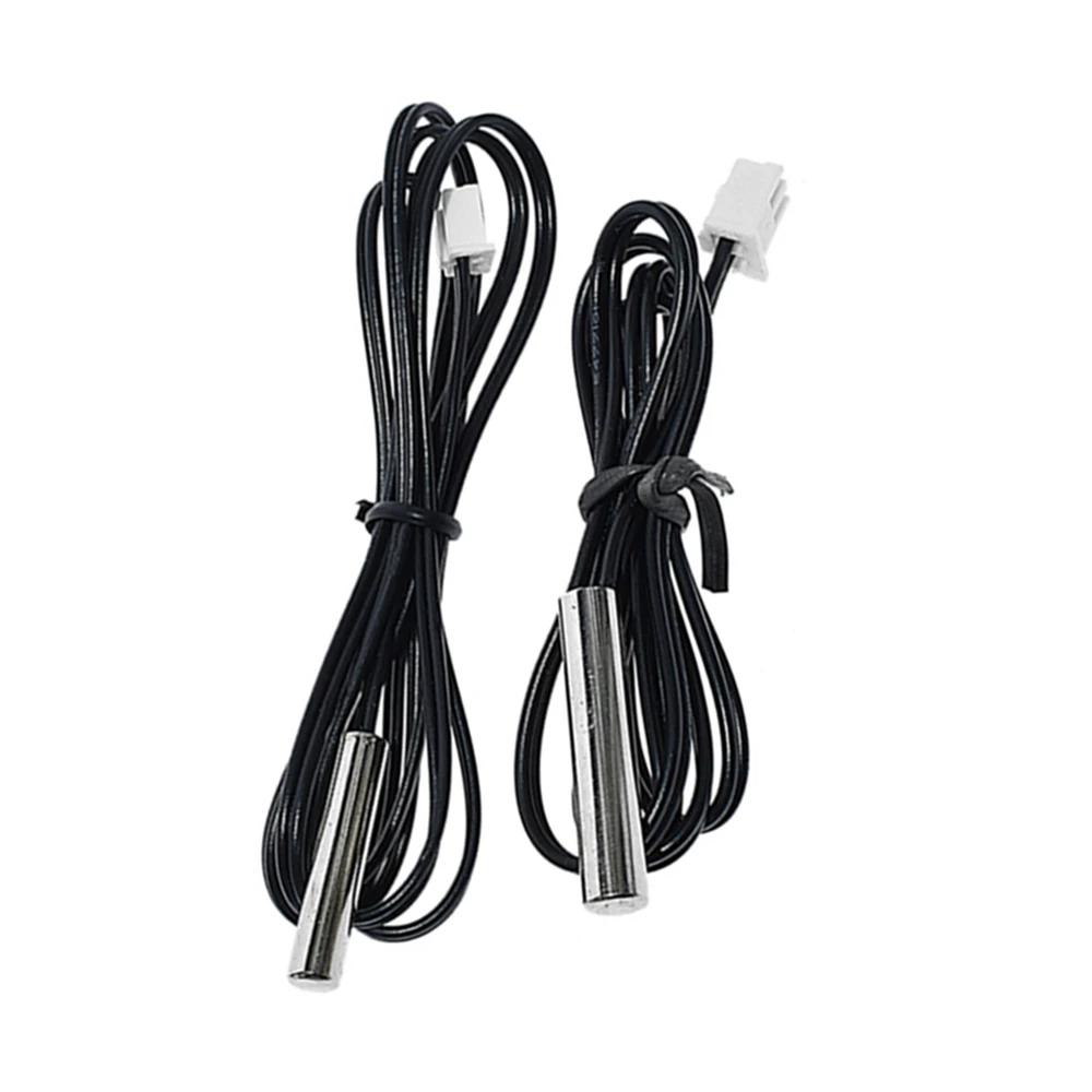 5pcs 10K 1% 3950 Thermistor Waterproof Cable 1m/5m/10m NTC Thermistor Air Conditioner Refrigerator Temperature Sensor