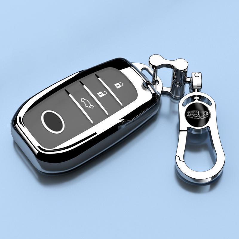 Luxus Schlüsselanhänger-Anhänger für 2025 Toyota Highlander – Unisex, Vollständig geschlossene Schnalle mit 380T Hybridkette