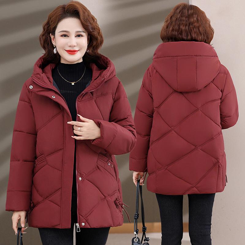 Plus-size Cotton Clothes 2025 New Women's Thickened Korean Version of Fashion Cotton Jacket Padded Jacket