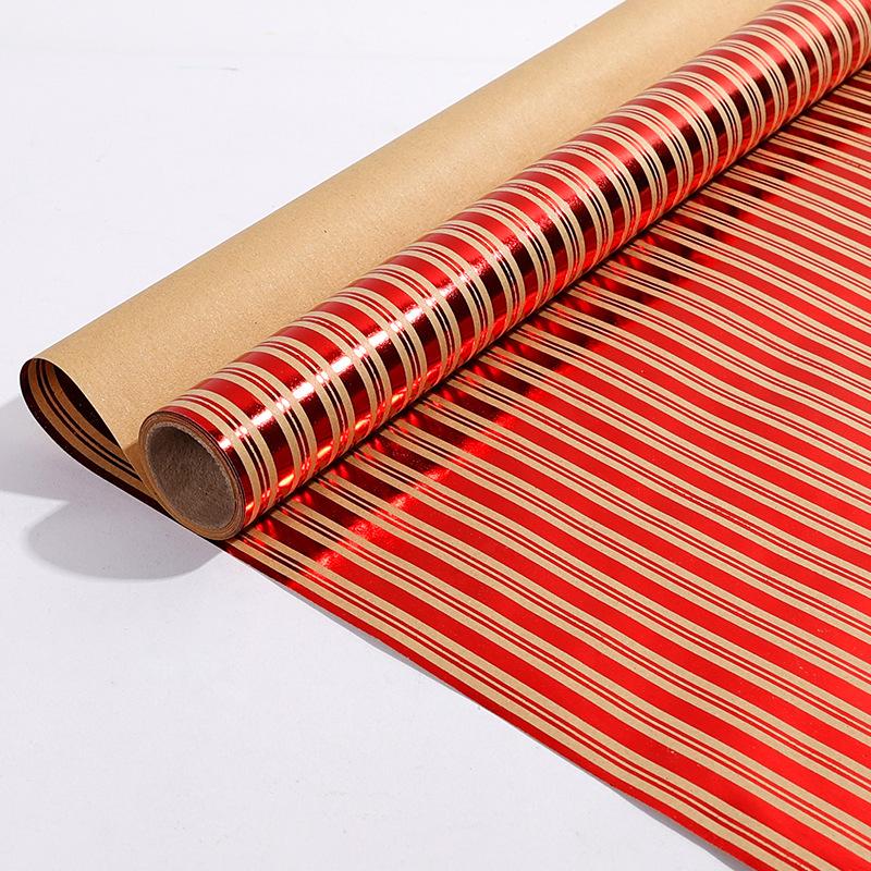 43x300cm Gift Wrapping Paper Aluminized Paper Christmas Valentine's Day Birthday Gift Craft Paper