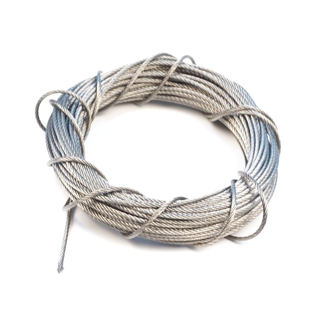 EWR5472-1 Window Regulator Repair Cable Steel Wire Rope 7x7 Diameter: 1.5 Mm Length : 10 Meter for Car Window Regulator