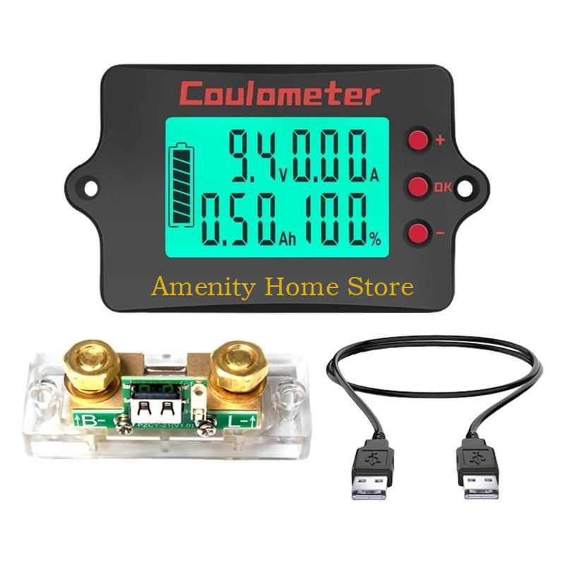 F26C LCD Display Multimeter Energy Data Storage for Current Power Monitoring