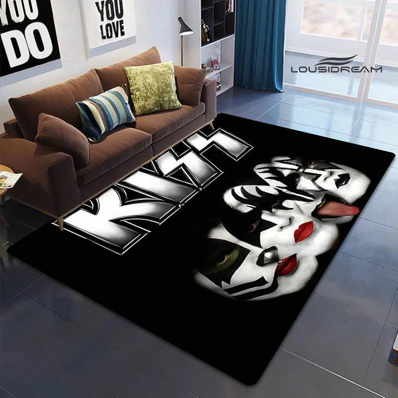 Kussband-Druckteppich, Kinderspielzimmerteppich, Wohnzimmer, Schlafzimmer, rutschfester Teppich, Fotografie-Requisiten, Geburtstagsgeschenk