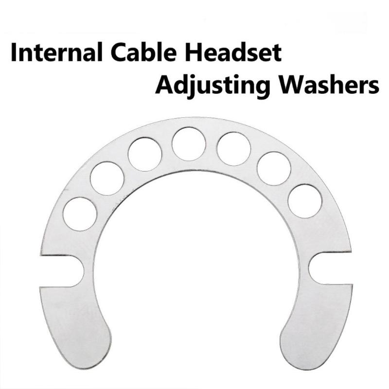 Quickly Bike Headsets Spacer Shims 1mm to 5mm Regulable Metal Spacers for Cycling Accessories