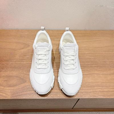 Lässige Schnürschuhe für Damen und Herren aus Leder mit Netzoberfläche, atmungsaktiv, geeignet für Laufen und Sport, leicht