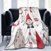 Christmas Gnome Blanket Fleece Sofa Throw Blanket Lightweight Throw Blankets for Home Bedroom Office Throws Bedspread Quilt