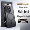 Smorss Magnetic Frosted Phone Case for iPhone 15 Pro