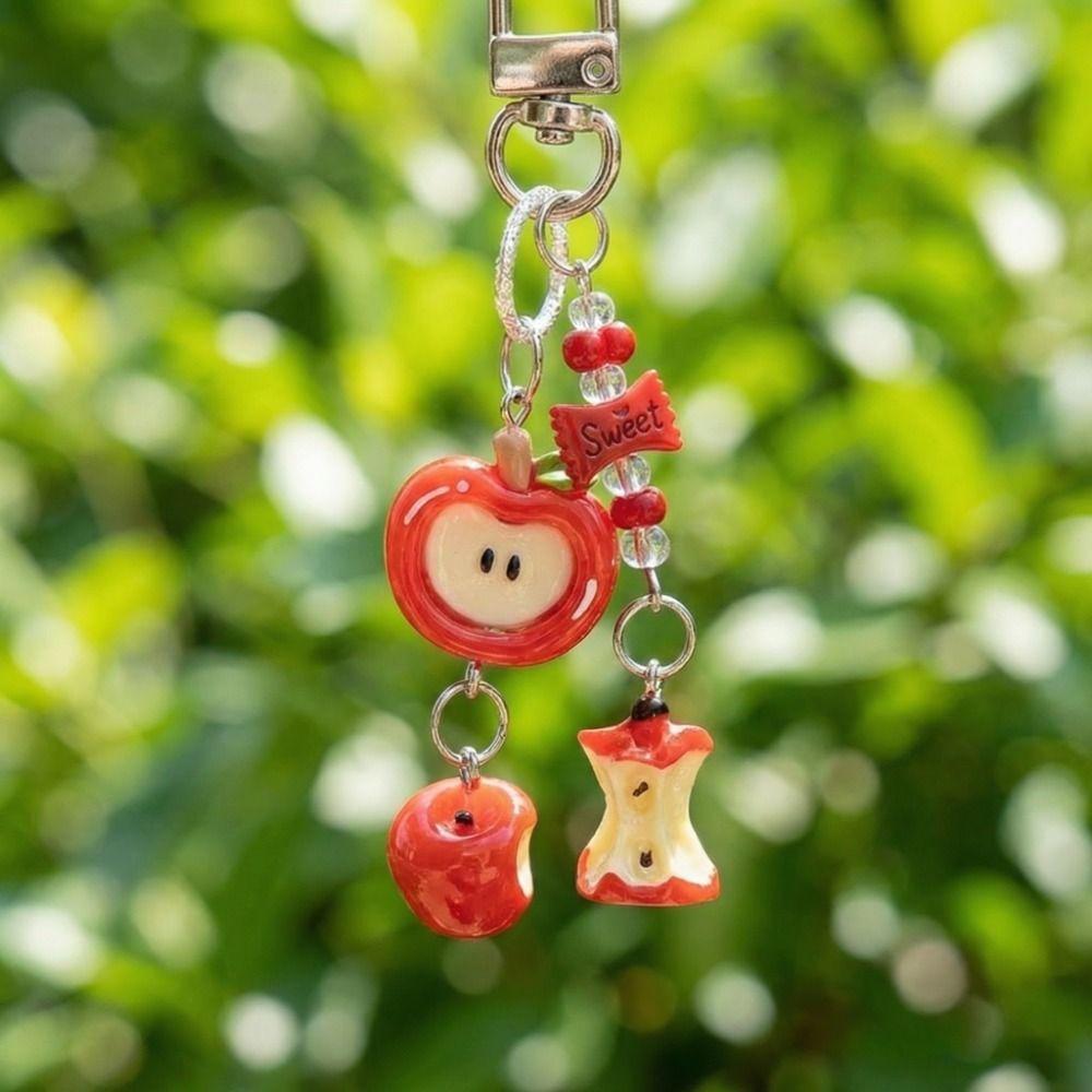 Decorative Wind Chime Ornaments 3D Fruit Pendant Phone Charm Cellphone Strap Handbag Decoration