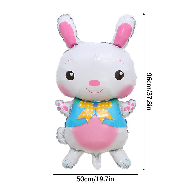 

Easter Bunny Aluminum Film Balloons Rabbit Hanging Pendent Easter Egg Diy Party Festivals Easter Day Decor Itemation Accessories