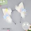 Handmade Cute Plush Animal Ears Cosplay Comic Show Punk Headband Spice Girl Headgear European and American Style Hair Accessories