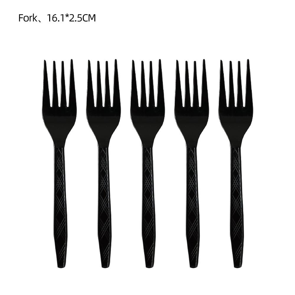 Foreign Trade Black Dog Paw Party Supplies Birthday Disposable Knives, Forks And Spoons Tableware Paper Towels Paper Cups Dinner Plate Pennant