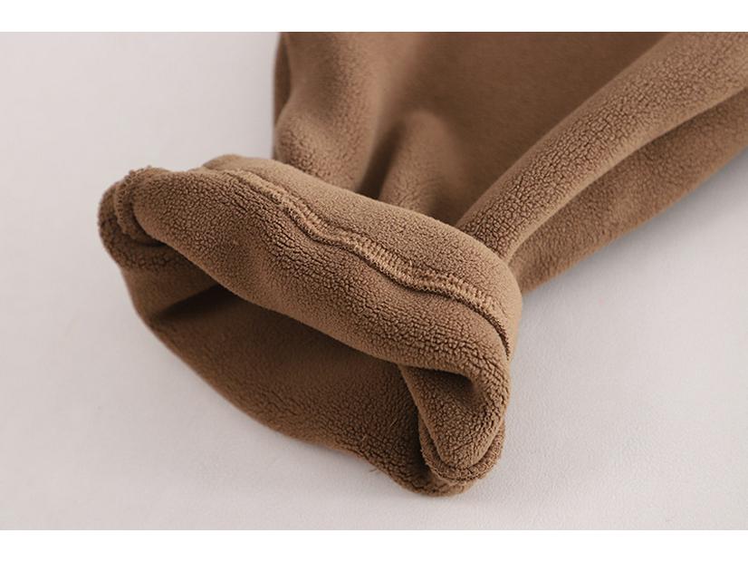 Boys' Fleece Hooded Jacket & Pants Set - Korean Style Winter Fashion