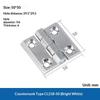 2Pcs Zinc Alloy Hinge Apply To Switch Cabinet Electric Cl218 Hl040 40*40Mm 50*50Mm 60*60Mm Cabinet Door Hinges