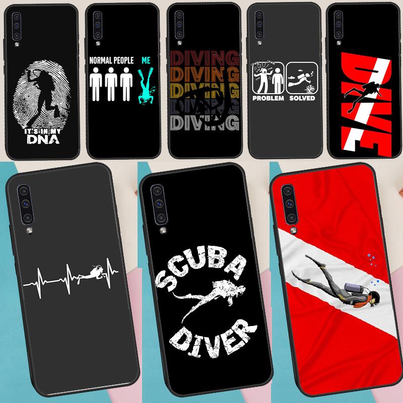Scuba Diver Diving Case For Samsung Galaxy A35 A15 A55 A53 A33 A13 A36 A56 A26 A16 A22 A32 A52 A54 A34 A05 A06