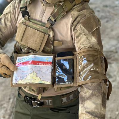 Taktik Kol Kılıfı Harita Kılıfı Bilek Cebi Kayışı Kart Cep Telefonu Saklama Çantası Kamp Ekipmanları Avcılık Aksesuarları Dişli