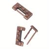 Zinc Alloy Chinese Old Vintage Keyed Password Retro Combination Padlock Jewelry Box Lock Furniture Door Decor Antique Bronze