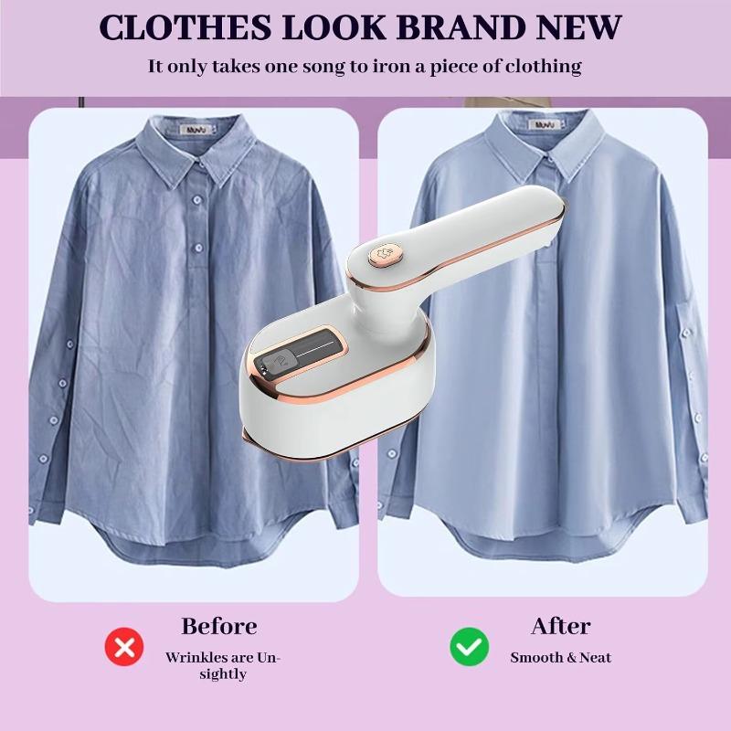 110V 1000W Mini Handheld Garment Steamer Steam Iron for Clothes Household Fabric 100ml Portable Fast-Heat for Clothes Ironing