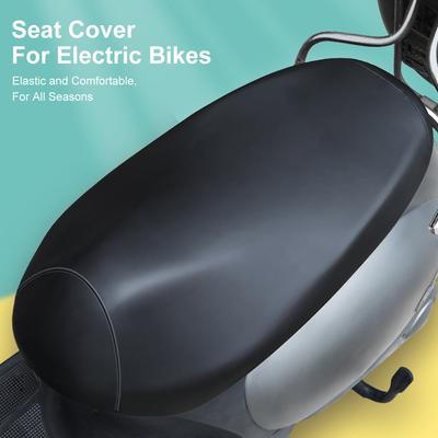 1 Pieza 92x55CM Funda de Asiento de Motocicleta Cuero Impermeable a Prueba de Polvo Protector Solar Cojín de Moto Scooter Funda Protectora