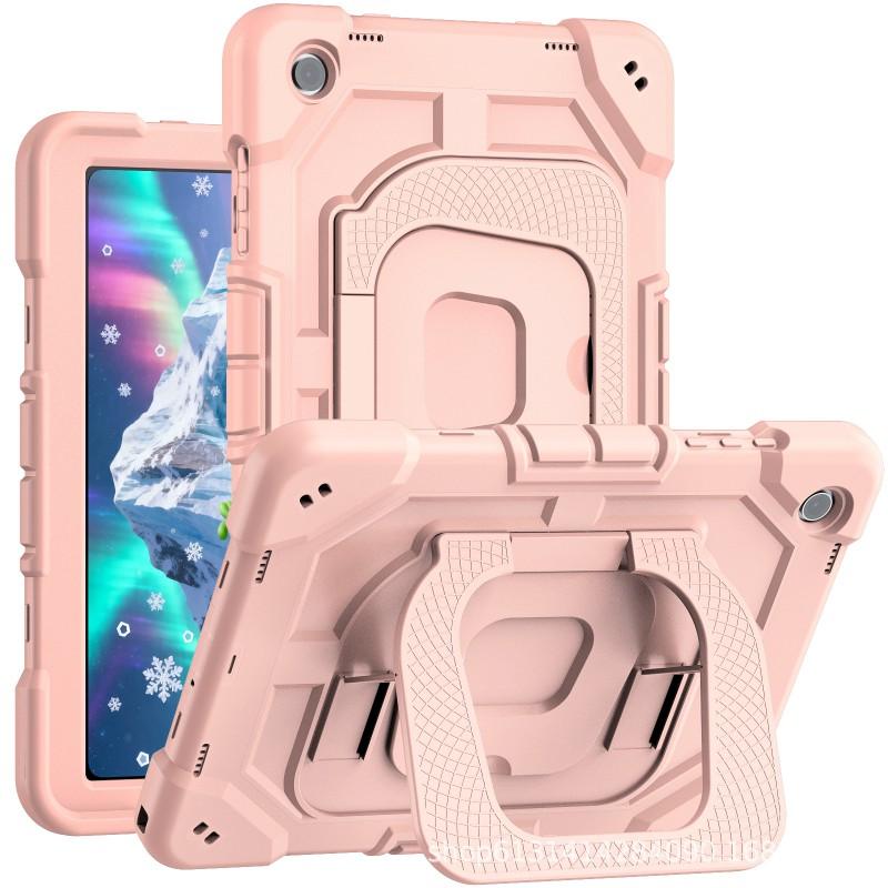11 Inch Tablet Case With Kickstand Shockproof PC Silicone Cover Adjustable Back Strap IPad Android Tablets