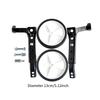 Kids Bike Training Wheels 5.12" Wheels Diameter, Heavy Duty Rear Wheels Adjustable Bicycle Stabilizers Auxiliary Wheels