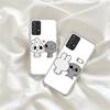 Cute Cartoon K-Kkamang Phone Case for Samsung A54 A57 A37 A17 A14 A15 A12 A24 A34 A55 A35 A25 A52S A07 A05S A04S A22 A32 A72 Gal