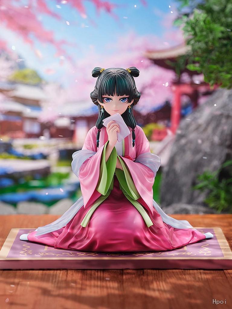 13CM Anime Kusuriya no Hitorigoto Maomao Figur 1/7 Gartenparty Version Sitzendes Modell Spielzeug und Puppen Sammlung Geschenke Actionfigur