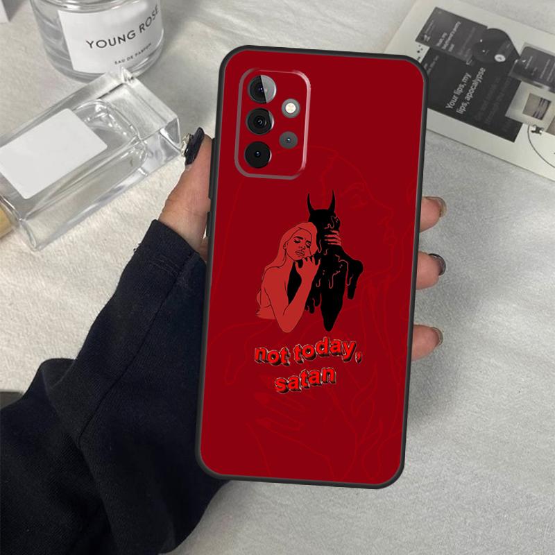 Aesthetic Devil Woman Bad Girl Case For Samsung Galaxy A56 A36 A16 A33 A13 A23 A52 A32 A12 A54 A34 A14 A53 A15 A35 A55 A17