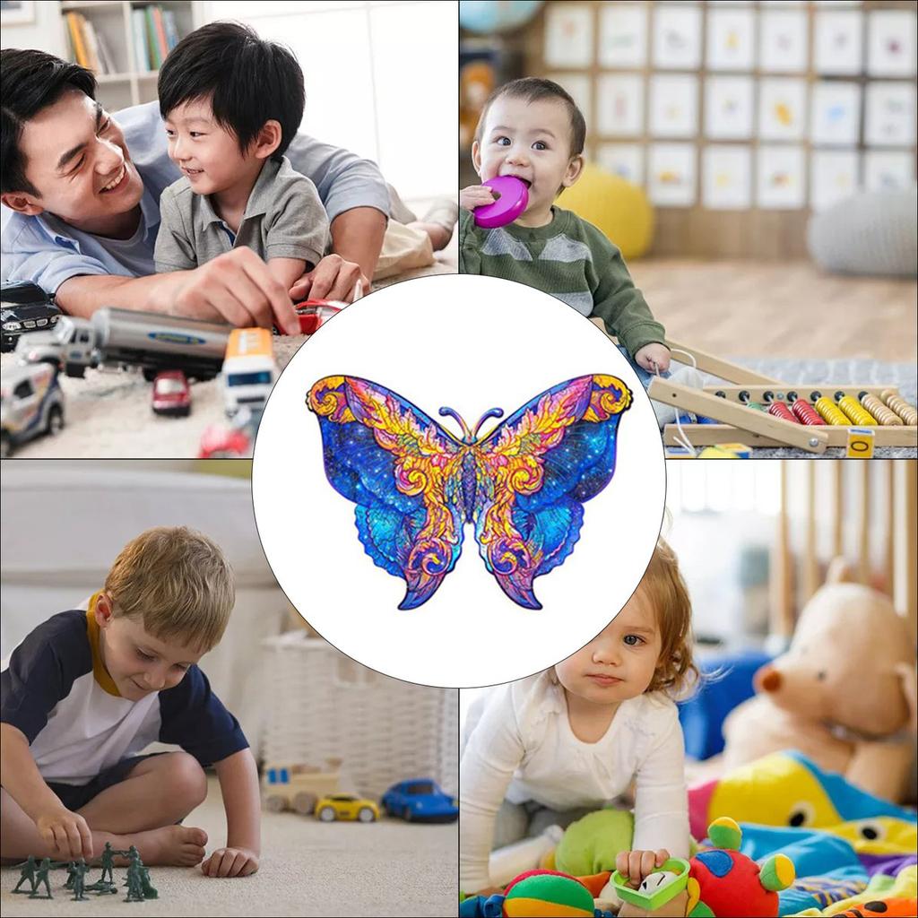 pCON Galaxy Butterfly Wooden Puzzle 