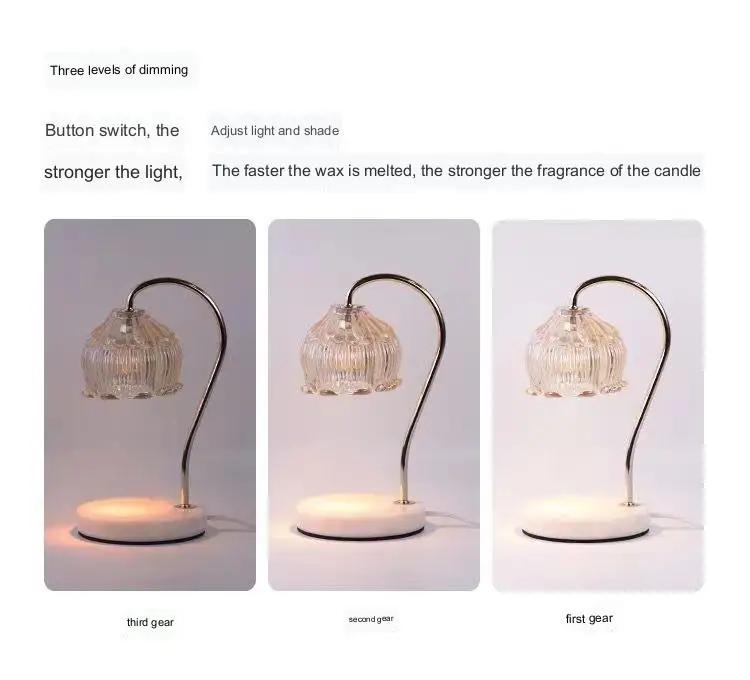 Aromatherapy Melting Wax Lamp Ins Fragrance Expanding Gift Table Lamp Smokeless Temperature Regulating American Retro Night Lamp