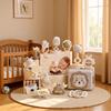 Newborn Gift Set: Hand Rattle, Teether, Pacifying Toy & Collapsible Baby Toy (0-1 Year)
