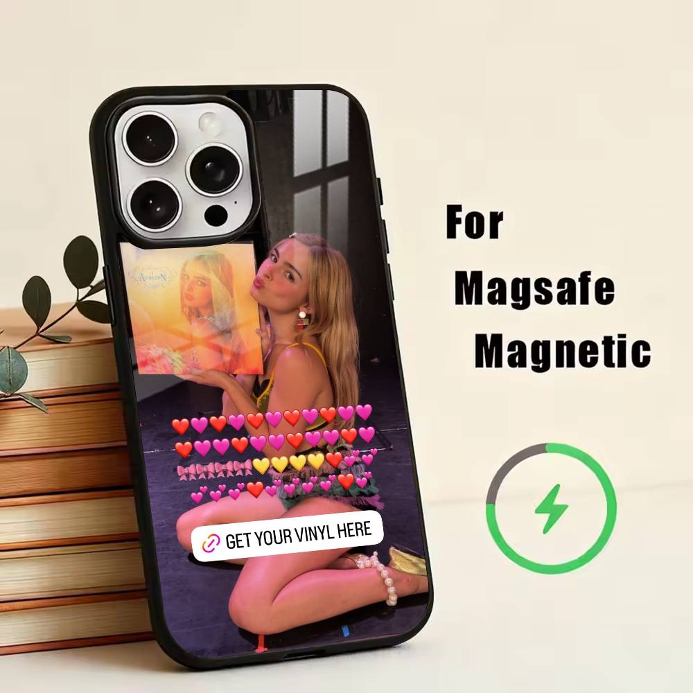 Singer-Addison Rae  Phone Case For iPhone17,16,15,14,13,12,11 Plus,Pro Magnetic with Magsafe Wireless Charging