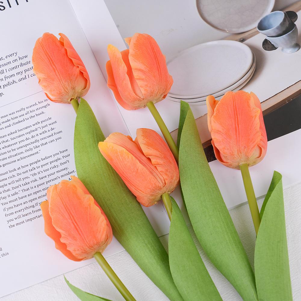 

Имитация Тюльпана На Ощупь Увлажняющий Шелковистый Плиссированный Тюльпан Домашняя Вечеринка Свадебная Цветочная Композиция Украшение