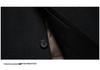 Men's Winter Wool Double-Faced Trench Coat with Down Liner and Cashmere Lapel