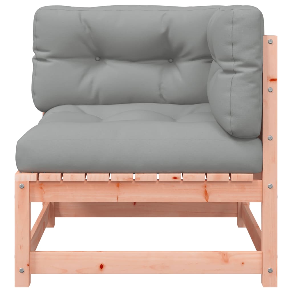 Vidaxl Garden Corner Sofa With Cushions And Footrest