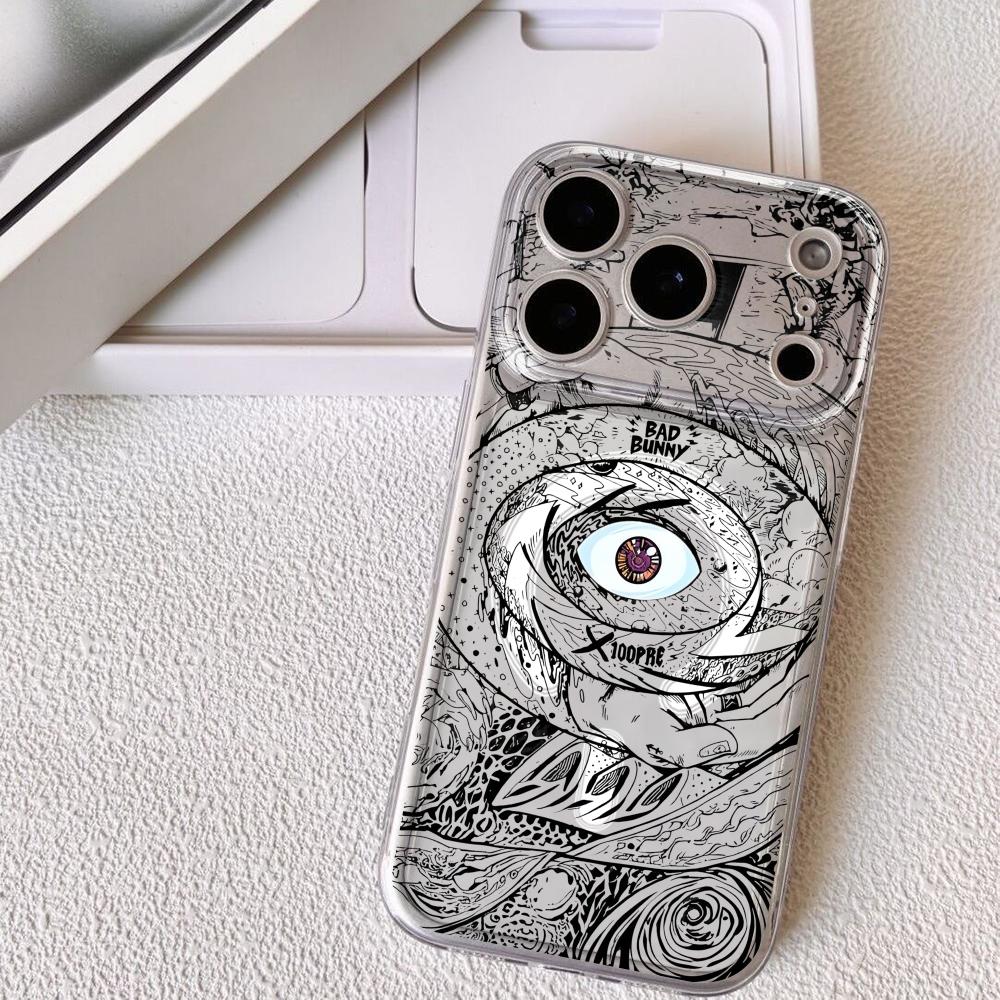 

Bad B-Bunnys X100pre Phone Case For iPhone 17 16 15 14 13 12 Pro Max Plus With Magnetic Crystal Clear Case Wireless Charge iPhone17 Pro