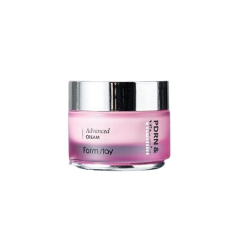 [Farmstay] PDRN & Vitamin Advanced Cream (50ml) | Intensive Rejuvenating & Brightening Face Moisturizer, K-Beauty 50ml x 1EA
